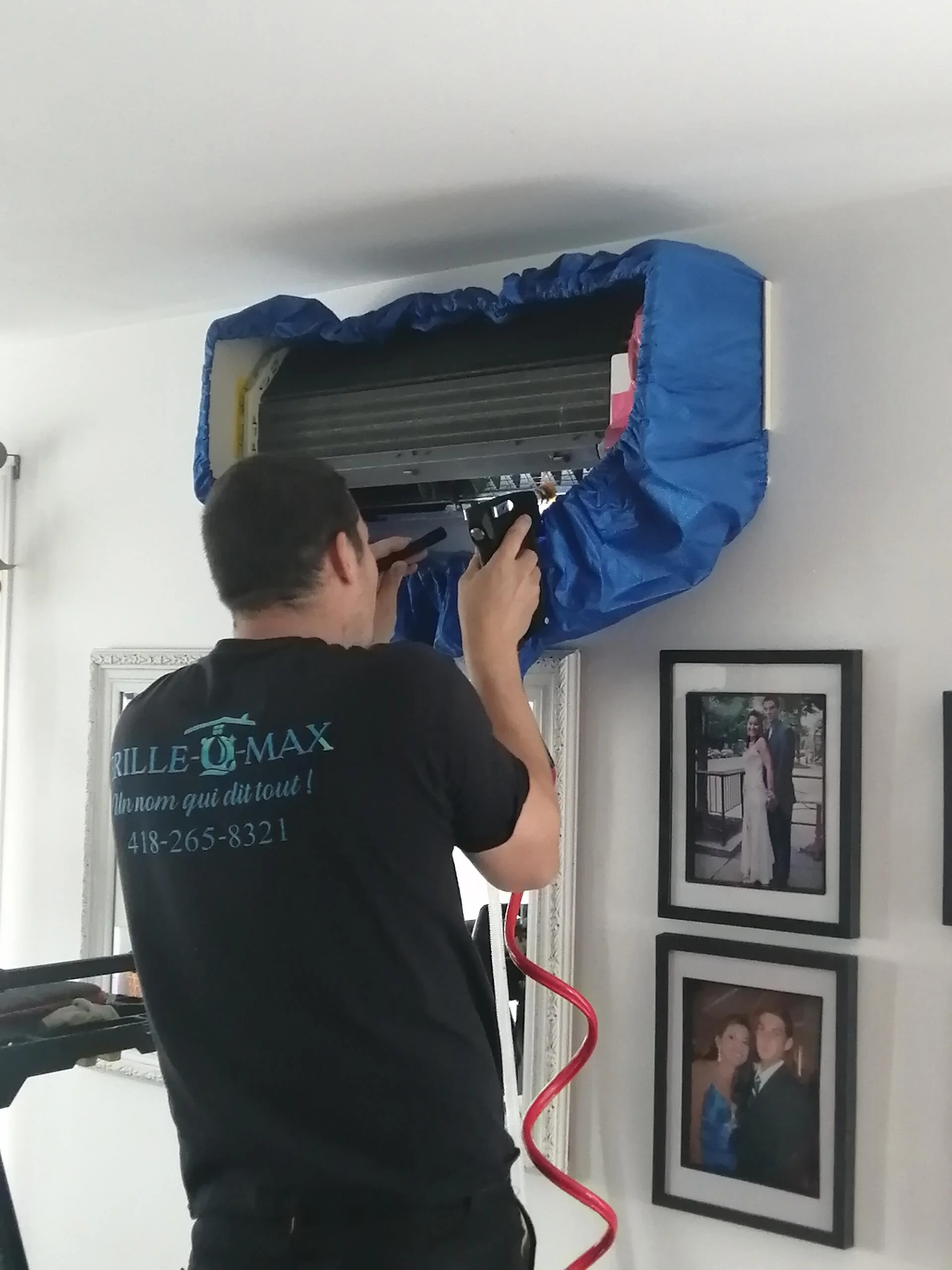 Nettoyage d'air conditionné et thermopompe par Brille-O-Max inc